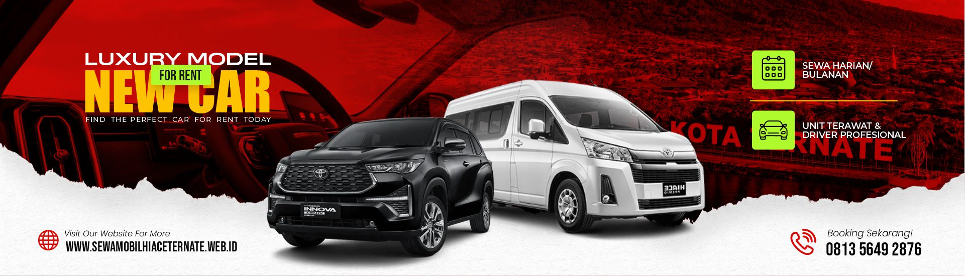 CV Cyberternate Rental Mobil Tur Wisata Sub